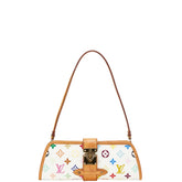 ルイ ヴィトン モノグラム マルチカラー シャーリー ハンドバッグ ワンショルダーバッグ M40049 ブロン ホワイト PVC レザー レディース LOUIS VUITTON 【中古】